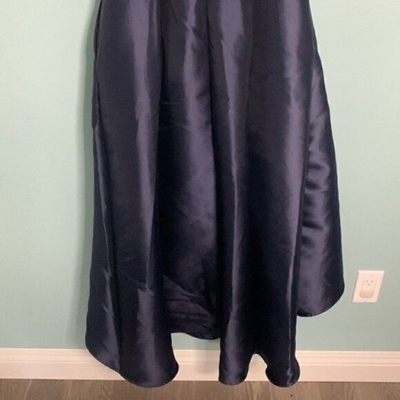 R&M Richards Women's Size Short Sleeve Sequin-Embellished High-Low Gown - Picture 11 of 12